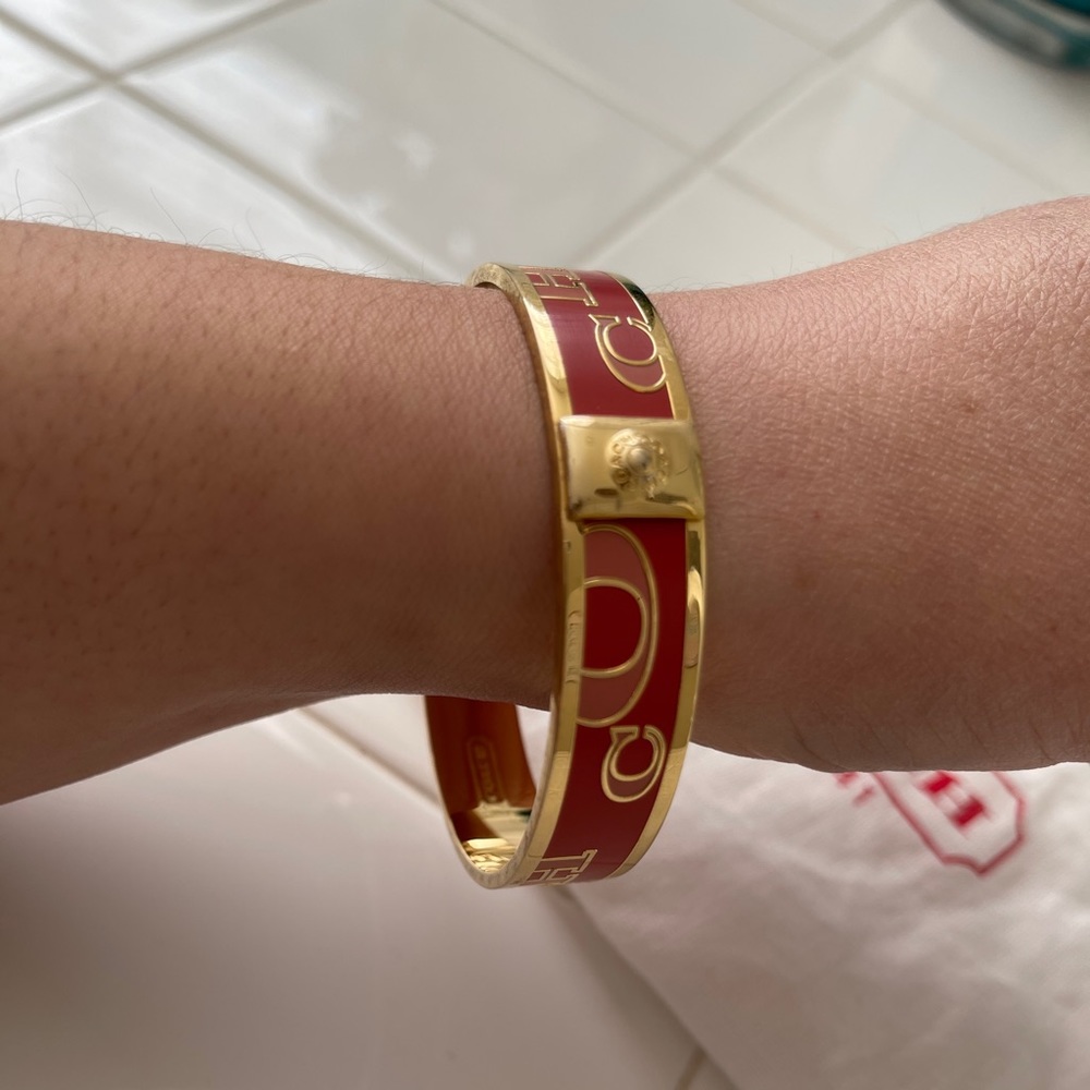 Coach Gold bangle